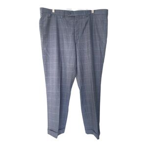 Big & Tall Jack Victor Wool Silk Plead Men's dressy pants size 42R